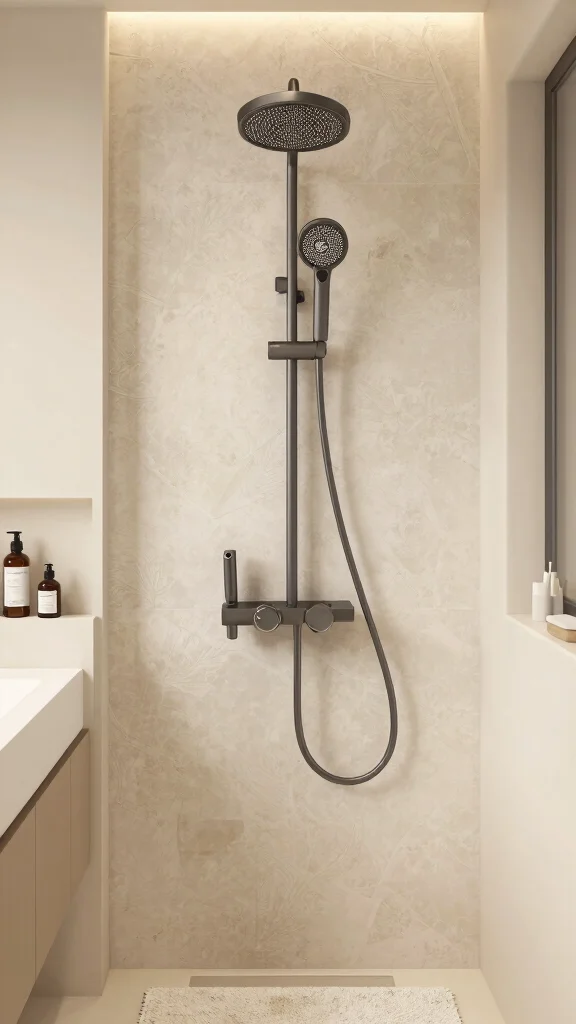 10 Jolie-Style Filtered Shower Head Ideas for Aesthetic and Function - 9. Compact Shower Filter for Small Spaces 1