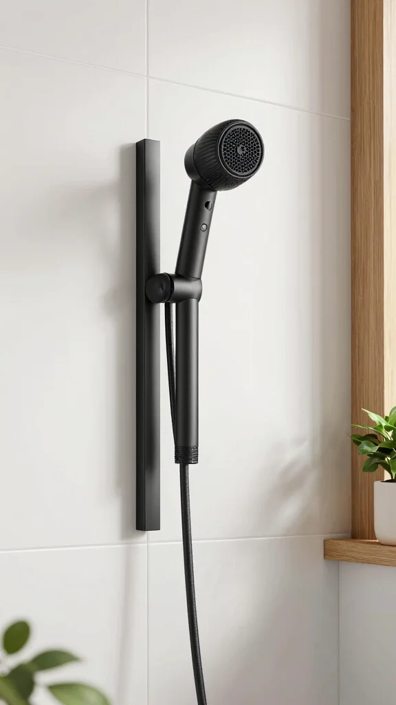 10 Vitamin C Shower Head Filter Ideas for Chlorine-Free Skin-Kind Showers - 6. Stylish Matte Black Vitamin C Shower Filter 1