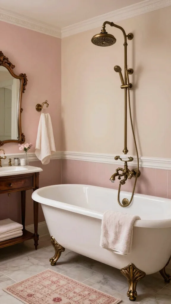 11 Bronze Shower Head Ideas for a Warm Vintage-Inspired Bathroom - 3. Elegant Victorian-Style Bronze Shower Head 1