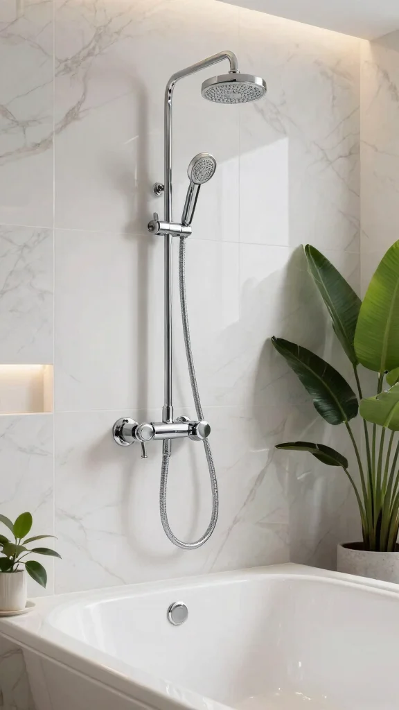 11 Chrome Shower Head Ideas for a Classic Polished Bathroom Look - 3. Dual Shower Head Systems 1