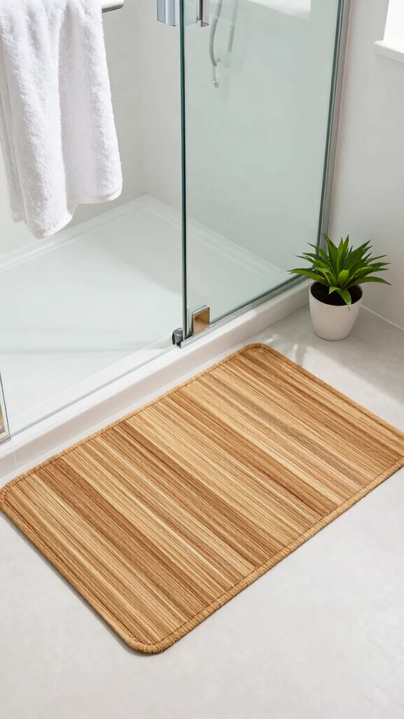 11 Eco-Friendly 3x5 Bathroom Rug Ideas for Small to Medium Bathroom Floors - 8. Eco-Friendly Bath Mats 1