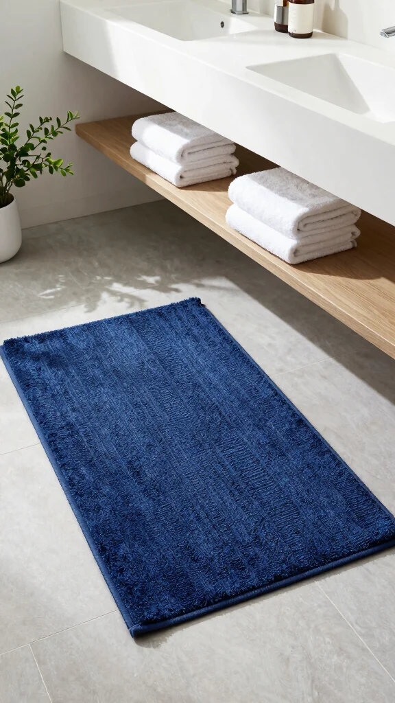 11 Eco-Friendly 4x6 Bathroom Rug Ideas for a Larger Bathroom or Double Vanity - 2. Organic Cotton for Soft Comfort 1