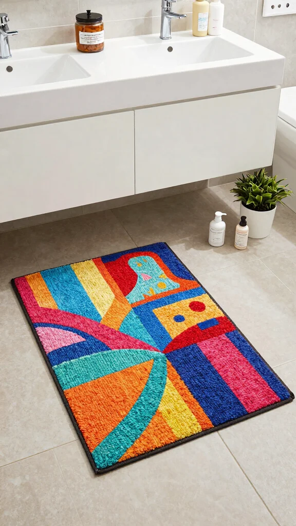 11 Eco-Friendly 4x6 Bathroom Rug Ideas for a Larger Bathroom or Double Vanity - 3. Recycled Plastic for a Unique Look 1