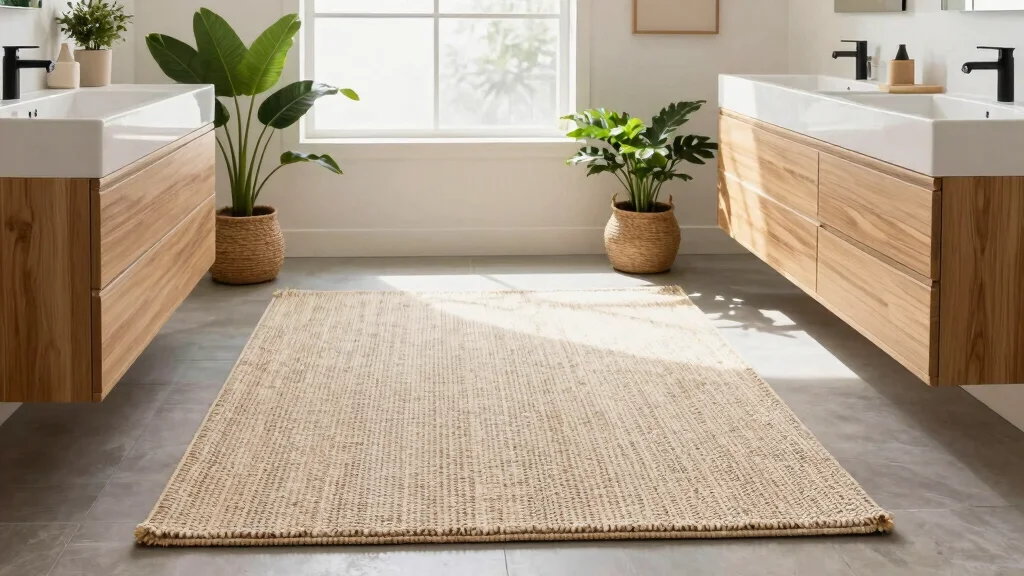 11 Eco-Friendly 4x6 Bathroom Rug Ideas for a Larger Bathroom or Double Vanity