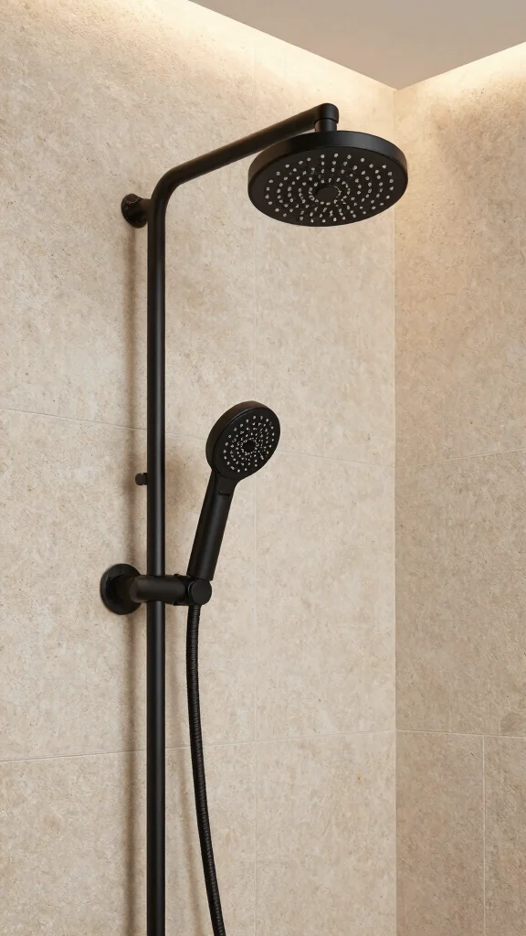 11 Matte Black Shower Head Ideas for a Bold Contemporary Bathroom - 11. Customized Matte Black Shower Heads 1