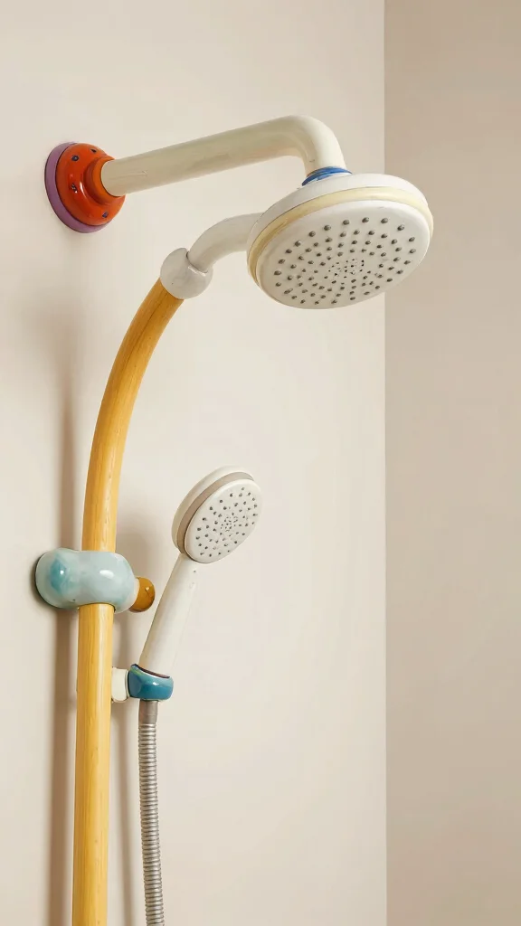 11 Shower Head Extension Arm Ideas for the Perfect Angle and Height - 10. Decorative Shower Head Extensions 1