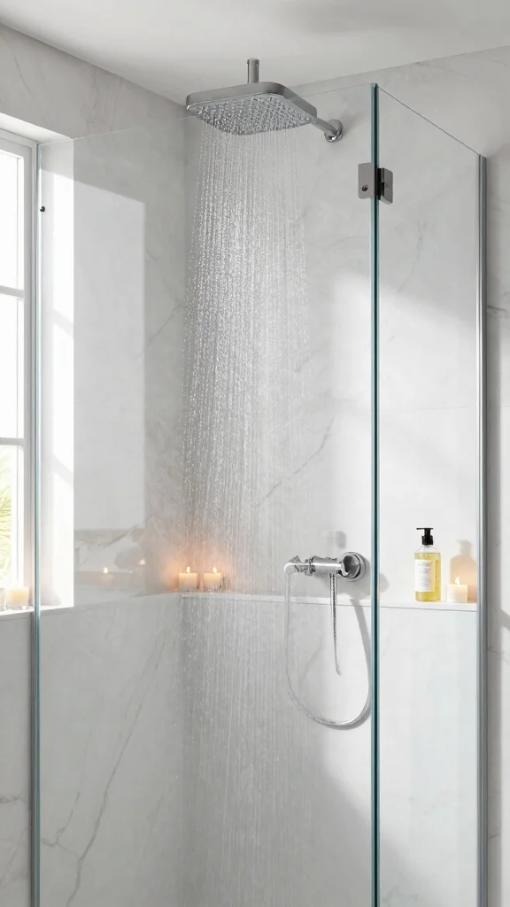 11 Shower Head Massager Ideas for a Relaxing Therapeutic Shower - 1. Rainfall Shower Head Massager 1