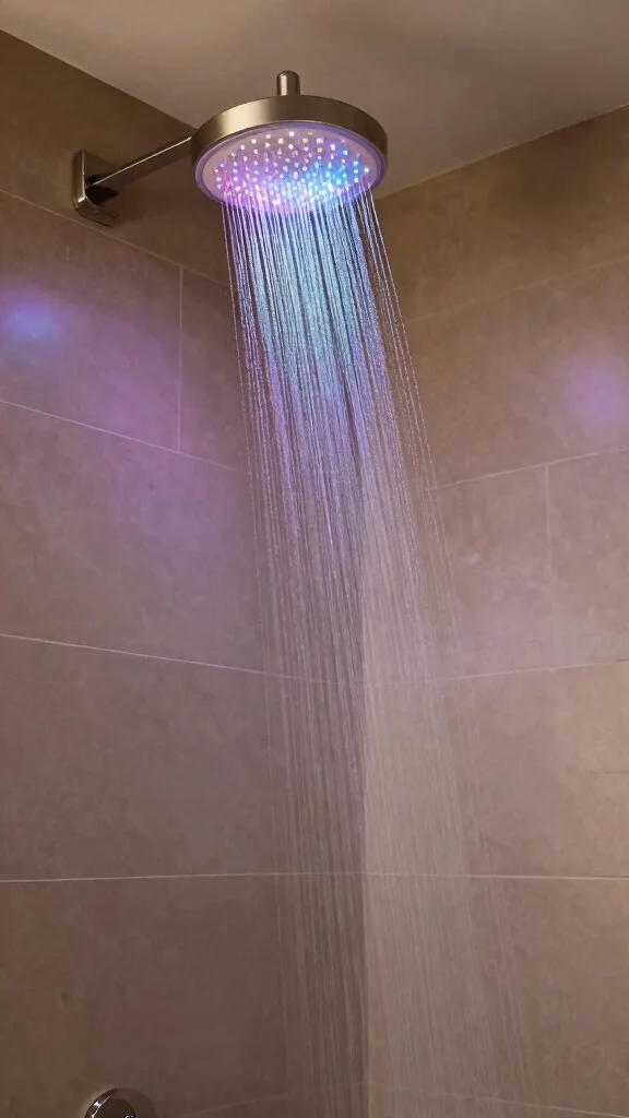 11 Shower Head Massager Ideas for a Relaxing Therapeutic Shower - 4. LED Light Shower Head Massager 1