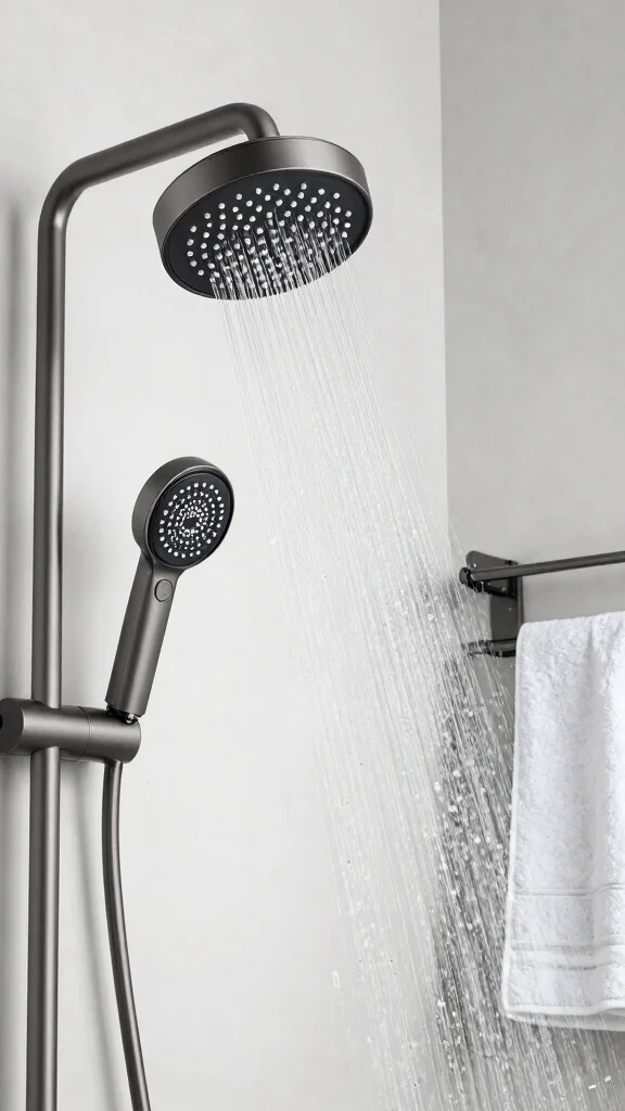 11 Shower Head Massager Ideas for a Relaxing Therapeutic Shower - 9. Bluetooth Shower Head Massager 1