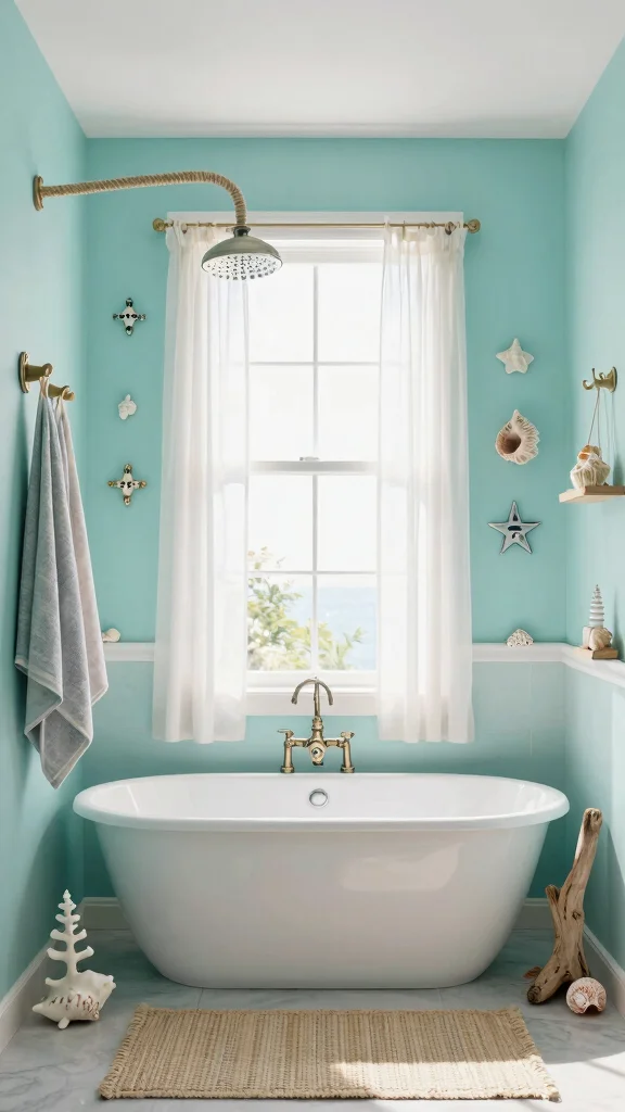11 Vintage Shower Head Ideas for a Classic Period-Inspired Bathroom - 8. Nautical Inspirations 1