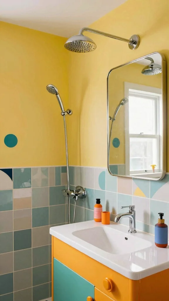11 Vintage Shower Head Ideas for a Classic Period-Inspired Bathroom - 9. Retro Chrome Shine 1