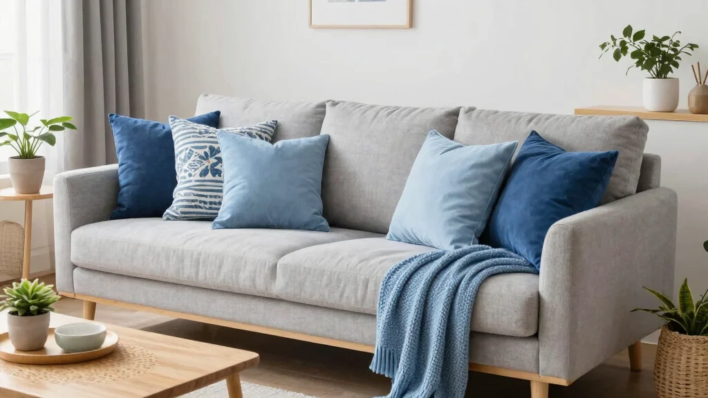 12 Blue Pillow Ideas From Navy to Sky for Every Room and Style