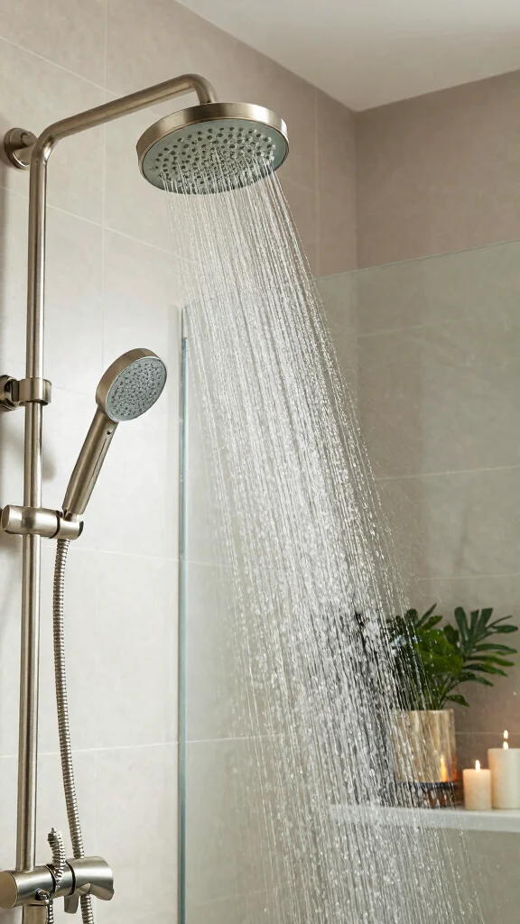 12 Brushed Nickel Shower Head Ideas for a Timeless Versatile Finish - 3. High-Pressure Shower Heads 1