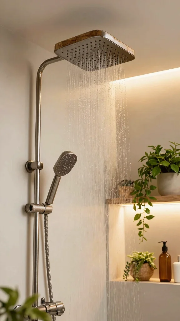 12 Ceiling Rain Shower Head Ideas for a Waterfall Effect at Home - 11. Eco-Friendly Designs 1