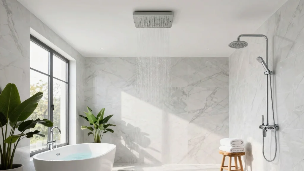 12 Ceiling Rain Shower Head Ideas for an Immersive Spa-Quality Shower