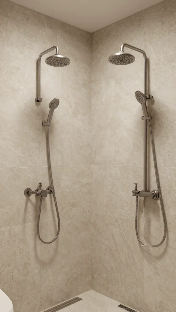 12 Double Shower Head Ideas for Walk-In Showers and Master Baths - 12. Transitional Style: Blending Modern and Traditional 1