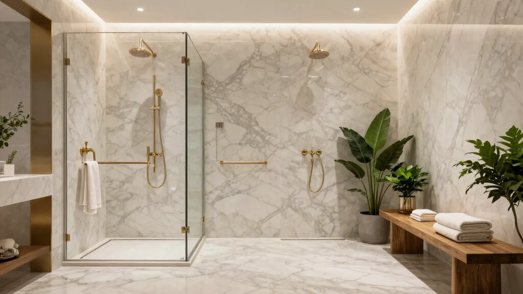 12 Double Shower Head Ideas for Walk-In Showers and Master Baths