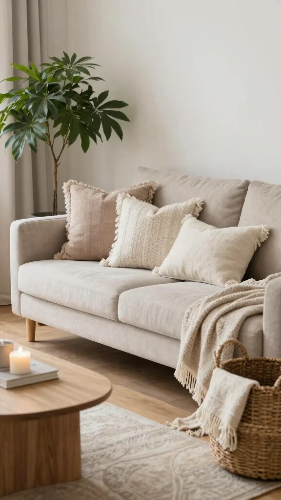 12 Fringe Pillow Ideas for a Boho Textured Statement-Making Detail - 1. Textured Neutrals 1