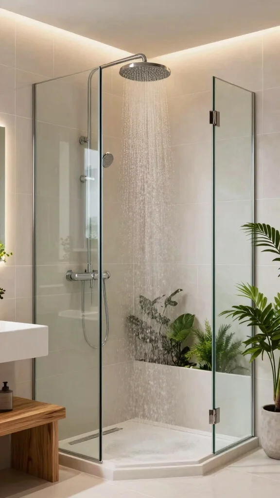 12 High-Pressure Shower Head Ideas for a Powerful Invigorating Shower - 1. Rainfall Shower Head: The Ultimate Spa Experience 1