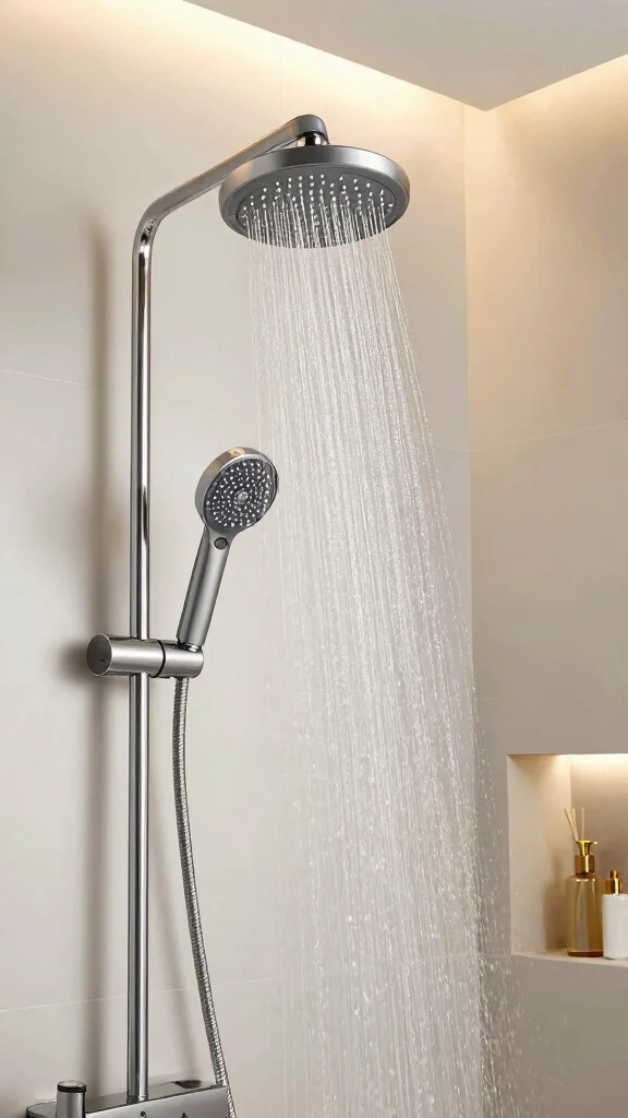 12 High-Pressure Shower Head Ideas for a Powerful Invigorating Shower - 5. Water-Saving Shower Heads: Eco-Friendly Luxury 1