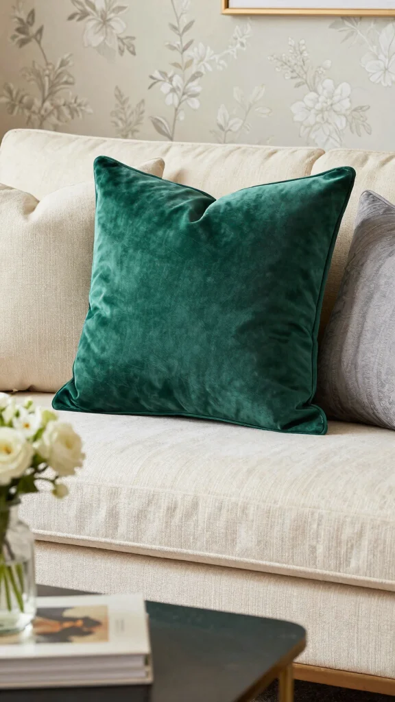 12 Long Pillow Ideas for King Beds Lumbar Support and Sofa Styling - 1. Chic Velvet Long Pillows 1