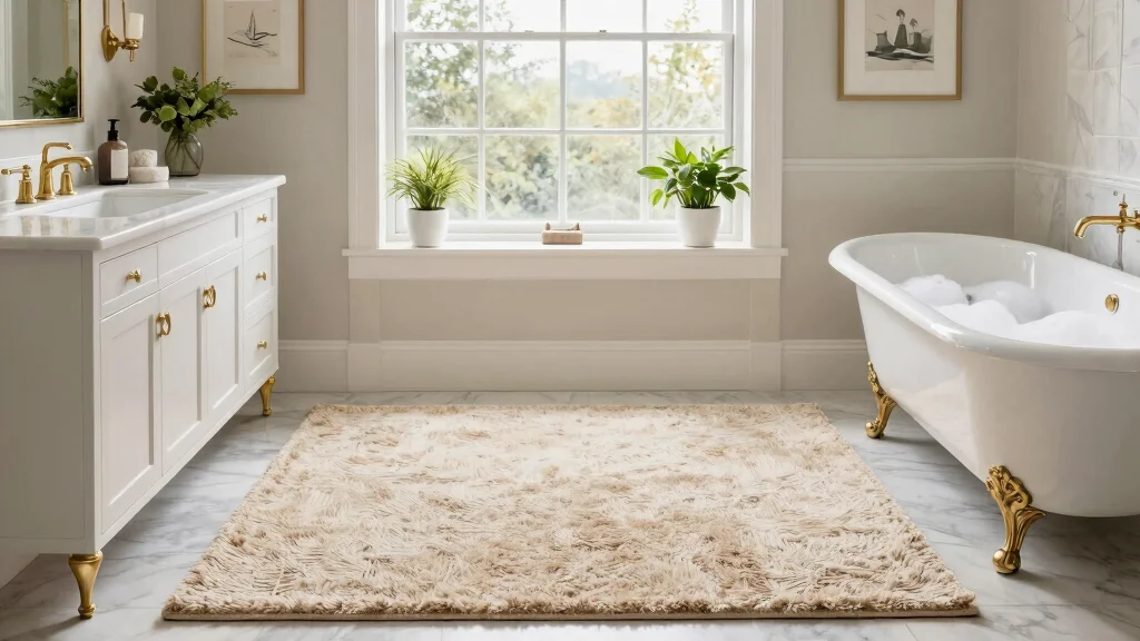 12 Luxury Bathroom Rug Ideas for a High-End Hotel-Quality Feel