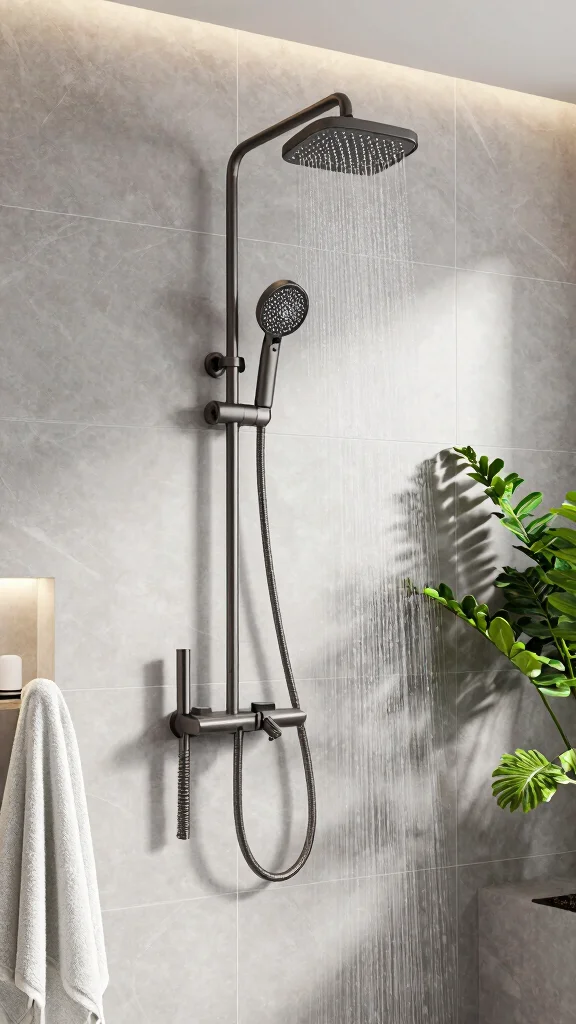 12 Luxury Shower Head Ideas for a Five-Star Shower Experience at Home - 10. Spa-Like Shower Systems with Body Jets 1