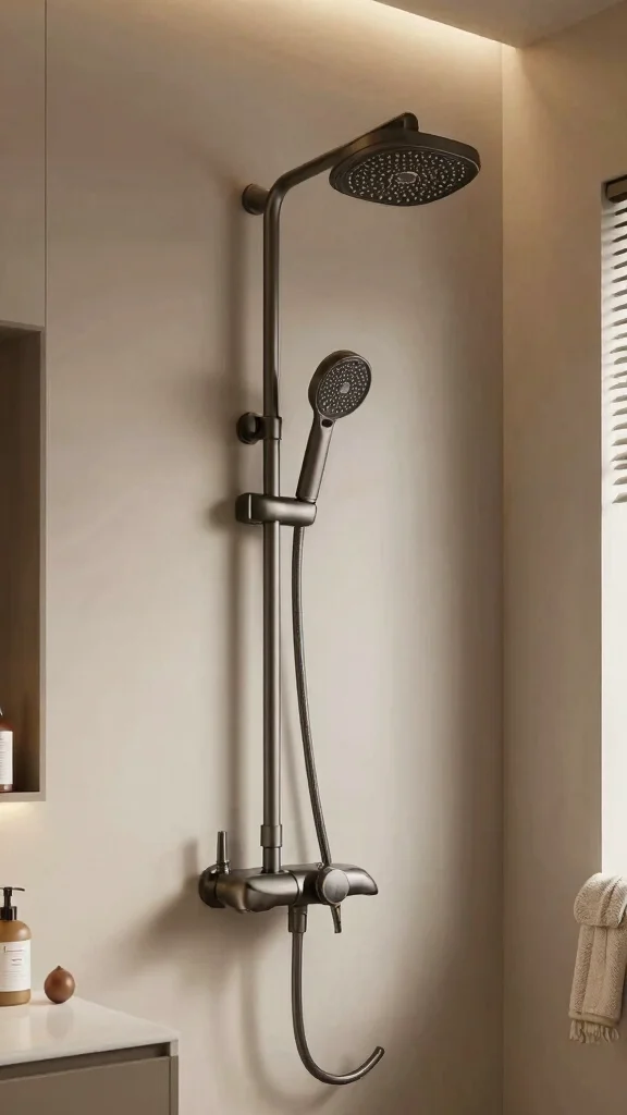 12 Luxury Shower Head Ideas for a Five-Star Shower Experience at Home - 11. Artistic Shower Heads as Statement Pieces 1