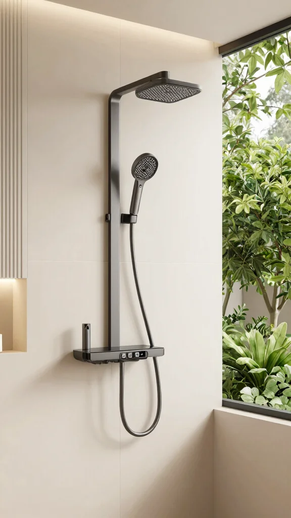 12 Luxury Shower Head Ideas for a Five-Star Shower Experience at Home - 6. Smart Shower Systems for Ultimate Control 1