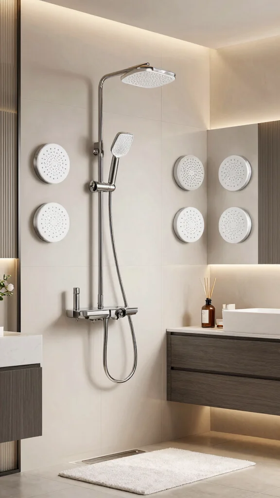 12 Luxury Shower Head Ideas for a Five-Star Shower Experience at Home - 8. Customizable Shower Heads for Unique Experiences 1