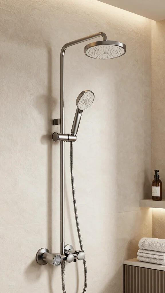 12 Luxury Shower Head Ideas for a Five-Star Shower Experience at Home - 9. Designer Shower Heads for Statement Décor 1