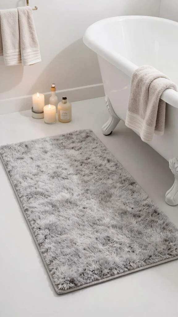 12 Memory Foam Bathroom Rug Ideas for Cushioned Comfort Every Morning - 3. Plush Cushioned Comfort 1