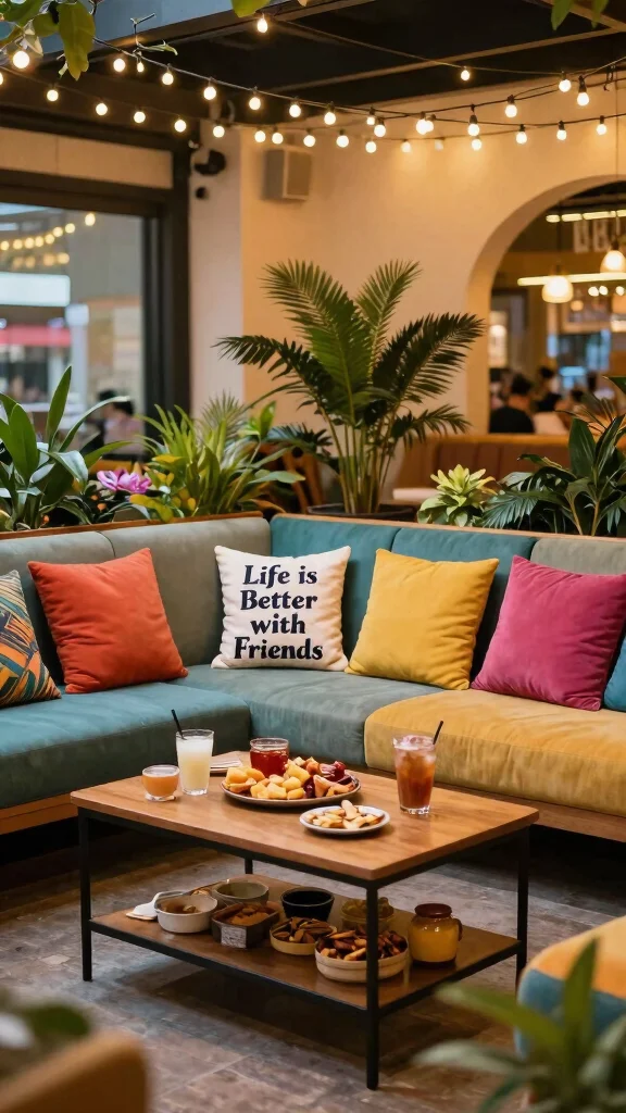 12 Pillow With Sayings Ideas for a Personal Conversational Home Detail - 9. Life is Better with Friends 1