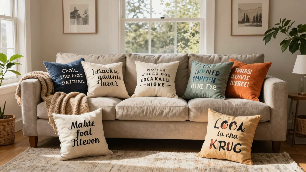 12 Pillow With Words Ideas for Funny Meaningful or Inspiring Messages