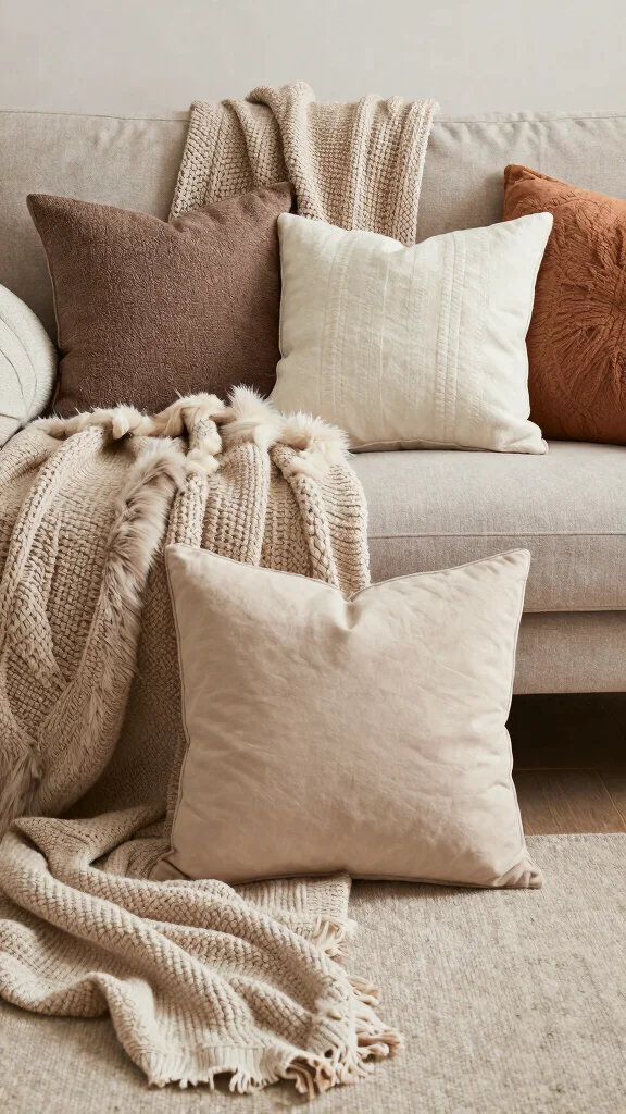 12 Pillow and Blanket Ideas for a Warm Inviting Couch or Bed - 12. Layering for Ultimate Comfort 1