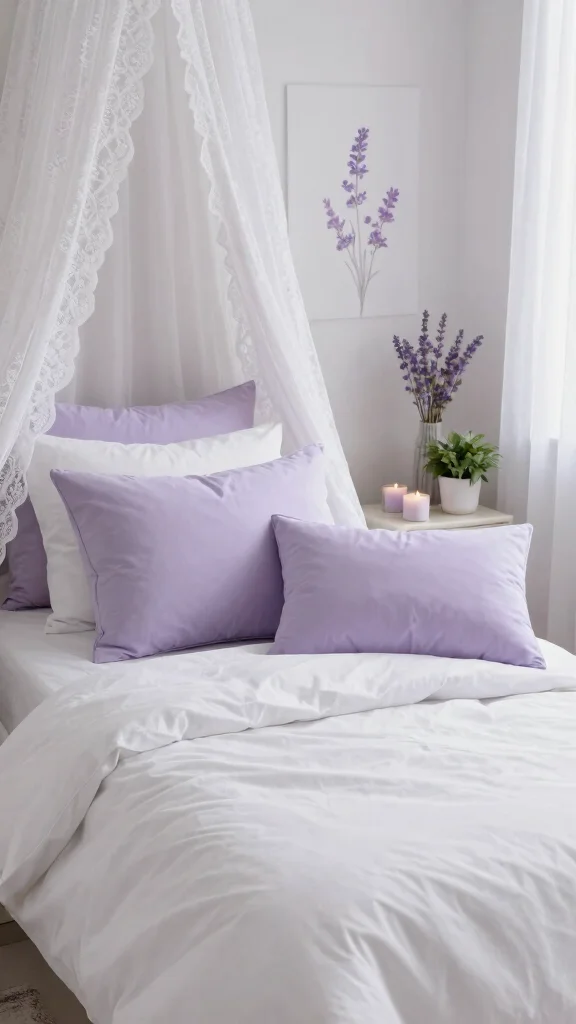 12 Purple Pillow Ideas From Lavender to Plum for Every Palette - 1. Soft Lavender Comfort 1