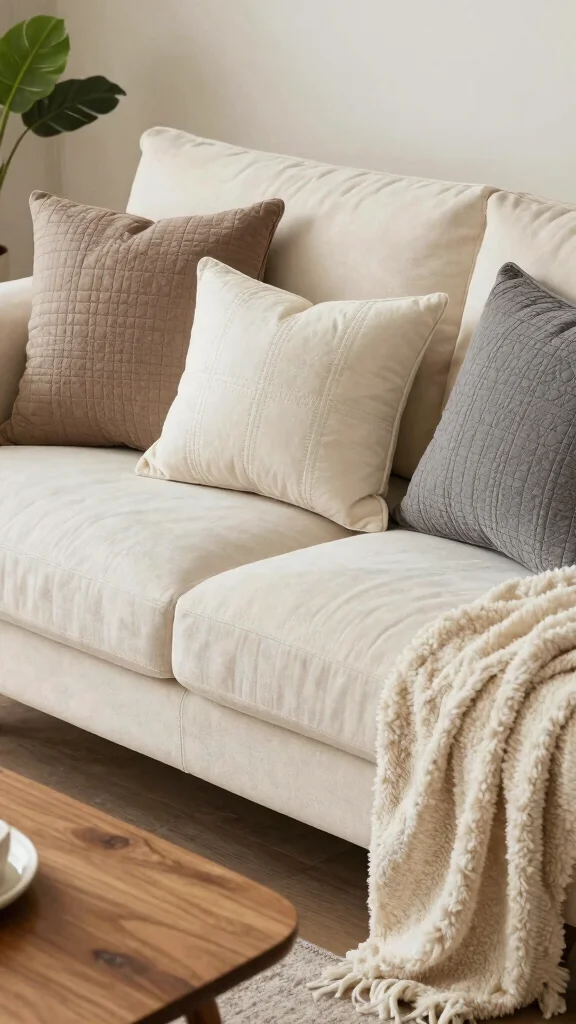 12 Quilted Pillow Ideas for a Textured Patchwork-Inspired Home Detail - 2. Textured Quilted Cushions 1