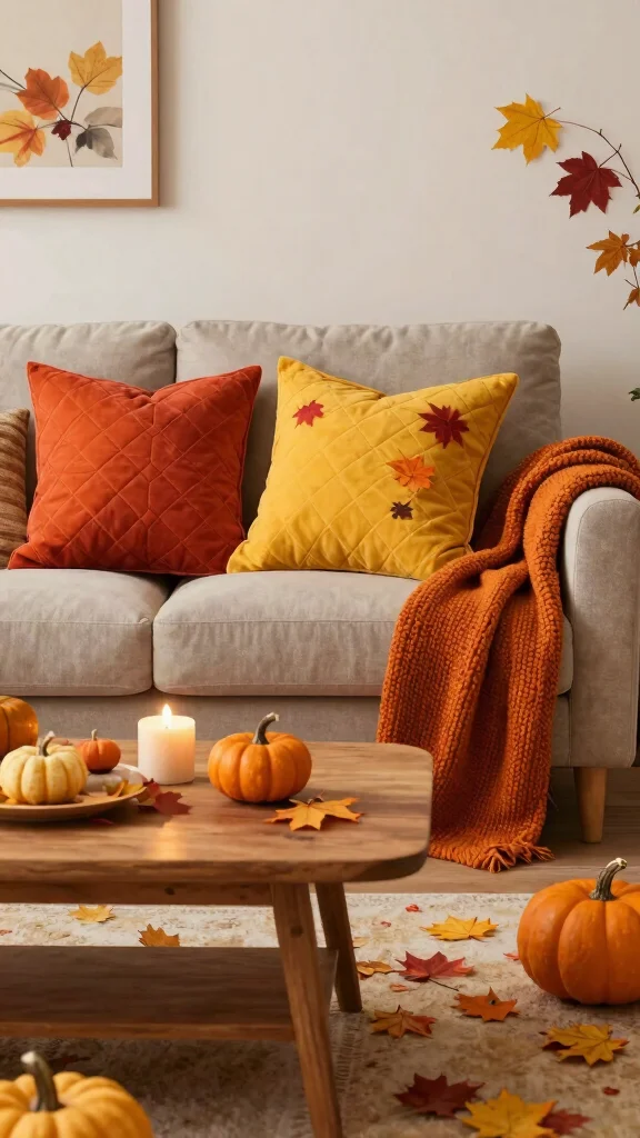 12 Quilted Pillow Ideas for a Textured Patchwork-Inspired Home Detail - 5. Seasonal Quilt Pillows 1