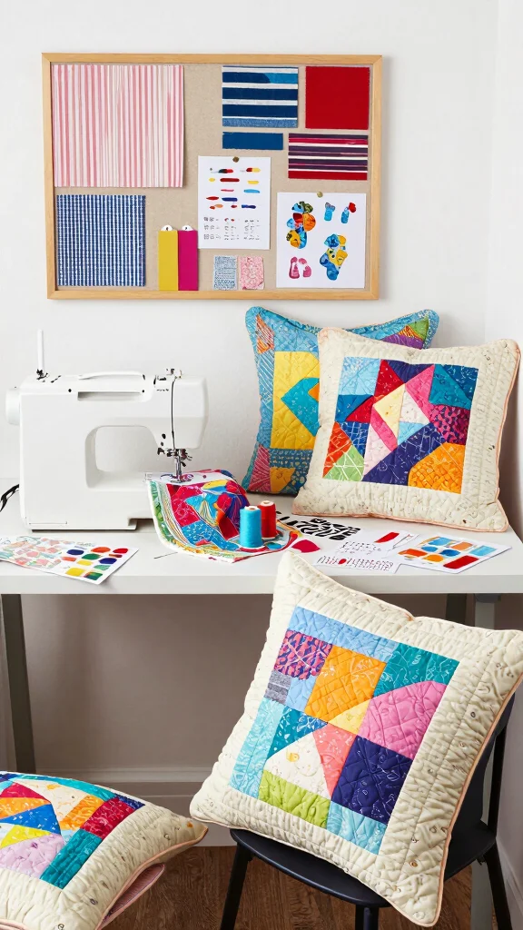 12 Quilted Pillow Ideas for a Textured Patchwork-Inspired Home Detail - 8. DIY Quilted Pillow Projects 1