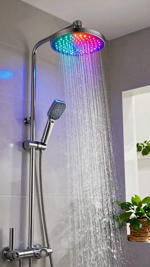 12 Rainfall Shower Head Ideas for a Luxurious Immersive Shower - 10. Customizable Color Options 1