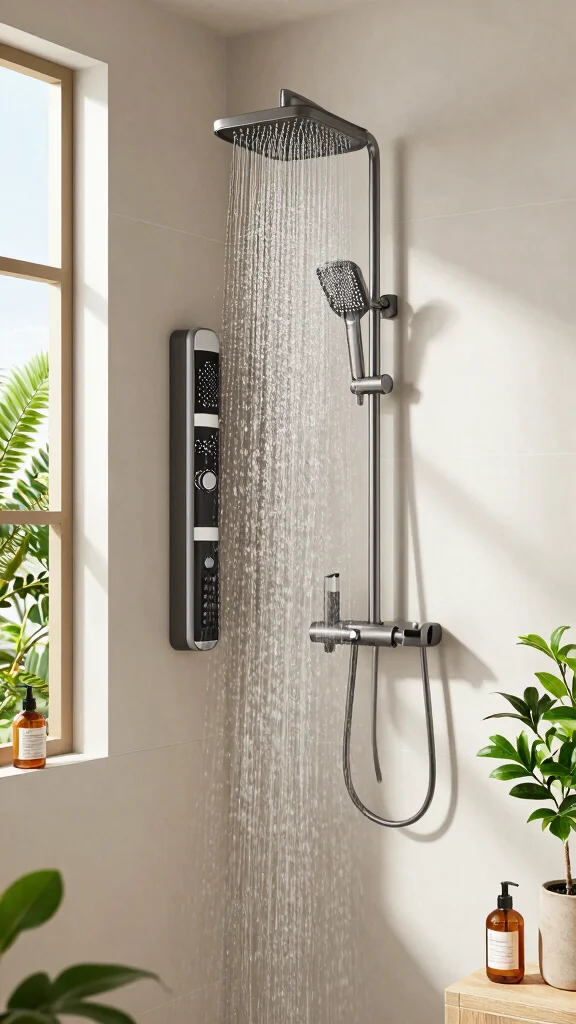 12 Rainfall Shower Head Ideas for a Luxurious Immersive Shower - 11. Sustainable Water Filtration Systems 1