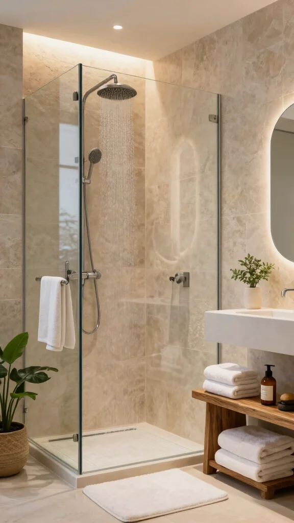 12 Rainfall Shower Head Ideas for a Luxurious Immersive Shower - 3. Spa-Like Experience at Home 1