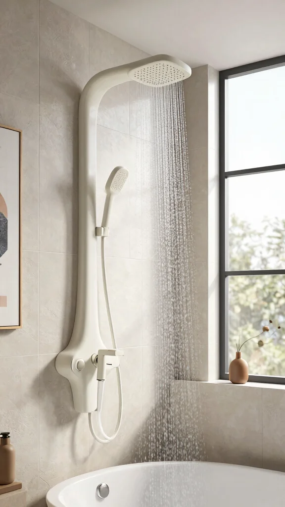 12 Rainfall Shower Head Ideas for a Luxurious Immersive Shower - 6. Unique Shapes and Styles 1