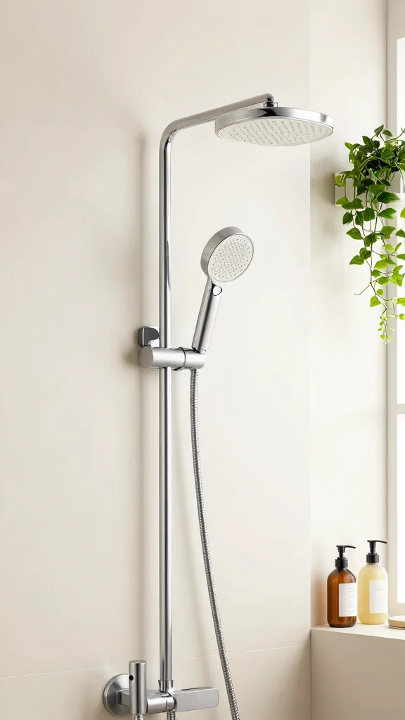 12 Shower Head Replacement Ideas to Upgrade Your Shower Without a Renovation - 6. Magnetic Shower Head 1