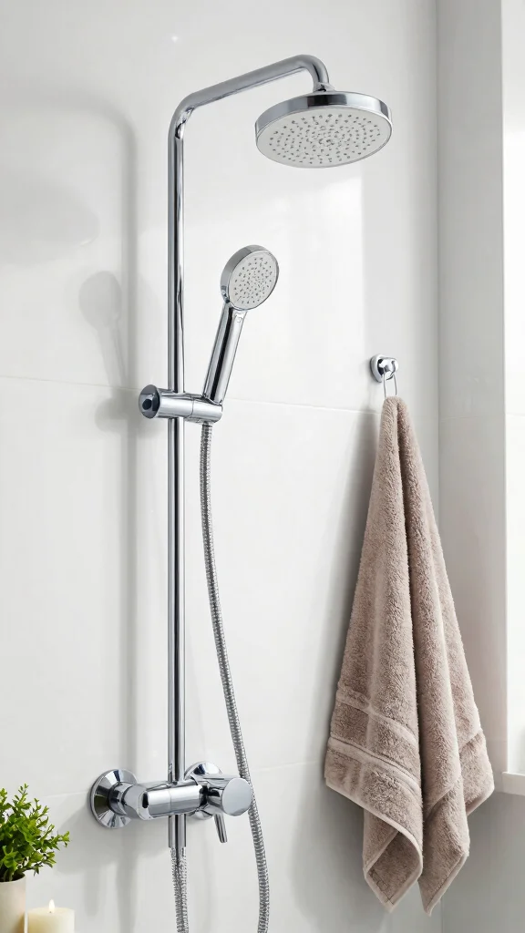 12 Shower Head With Built-In Filter Ideas for Cleaner Softer Water - 9. Sleek Chrome Shower Head with Filtration 1
