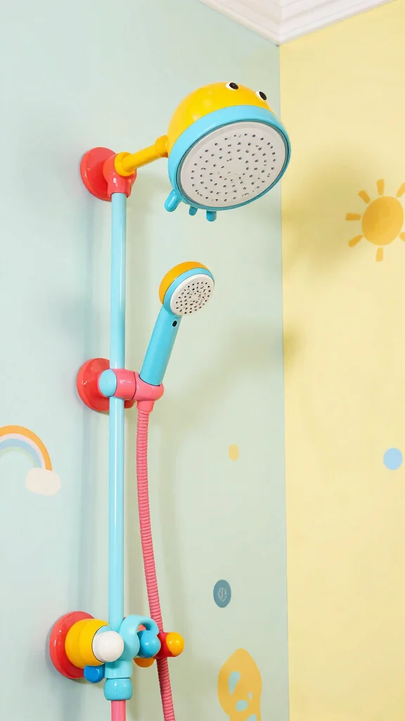 12 Shower Head and Handheld Combo Ideas for the Most Versatile Shower - 6. Fun and Colorful Designs for Kids 1