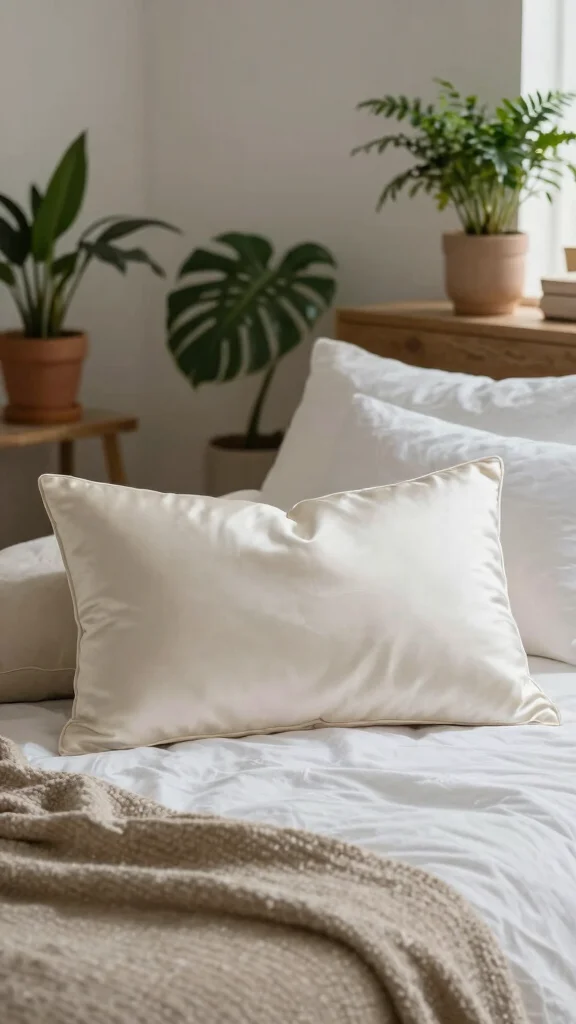 12 Silk Pillow Ideas for a Smooth Lustrous and Skin-Friendly Sleep - 4. Organic Silk Pillows for Sustainable Comfort 1