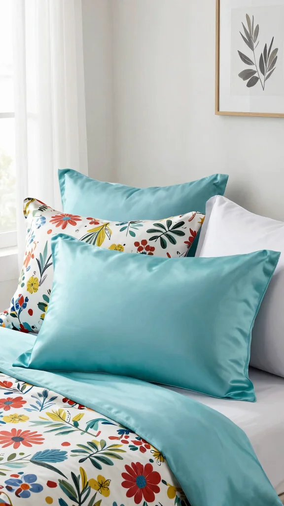 12 Silk Pillow Ideas for a Smooth Lustrous and Skin-Friendly Sleep - 6. Reversible Silk Pillows 1