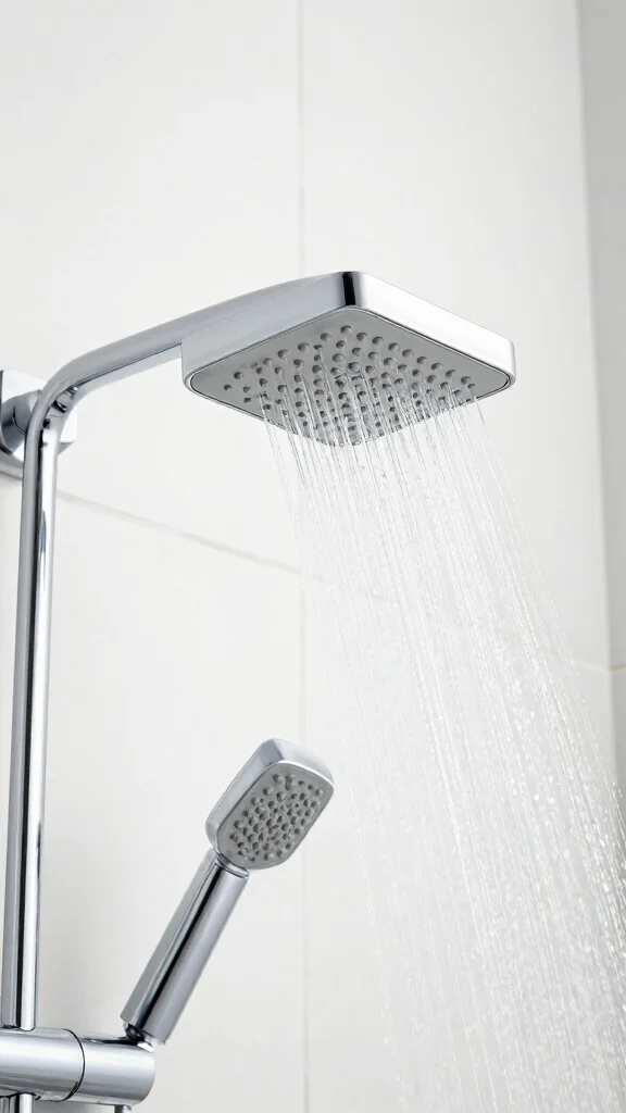 12 Square Shower Head Ideas for a Geometric Modern Bathroom Look - 1. Elegant Chrome Square Shower Head 1
