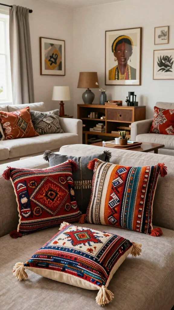 12 Tassel Pillow Ideas for a Playful Decorative Finishing Touch - 10. Celebrate Culture 1